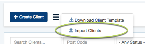 Import Clients