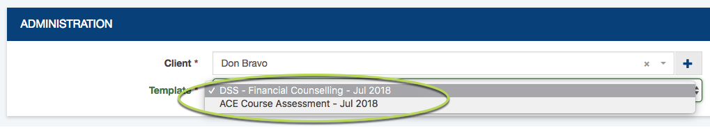 Assessment Templates