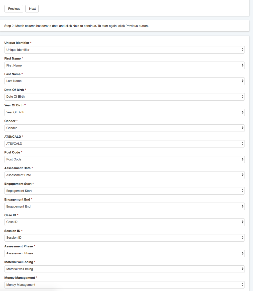 Match Columns