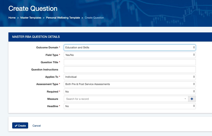 Question details page